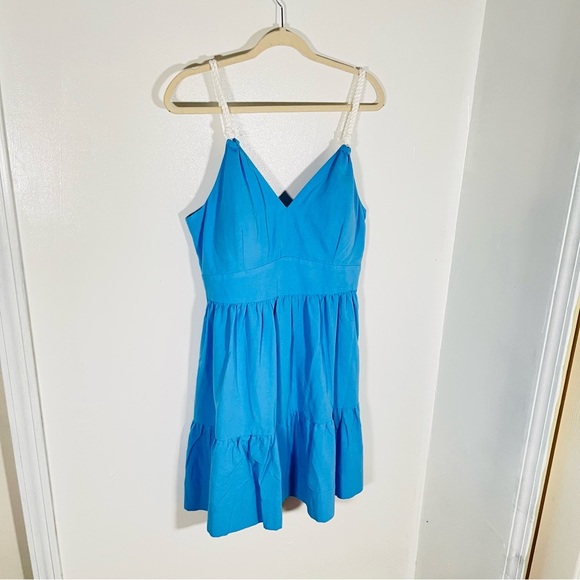 Lilly Pulitzer Crishna Dress Lunar Blue Nautical Size 10 - Picture 3 of 9